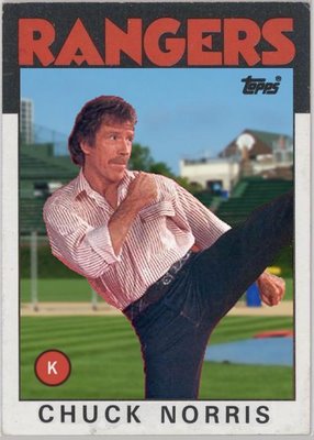 Chuck Norris Baseball Blank Meme Template