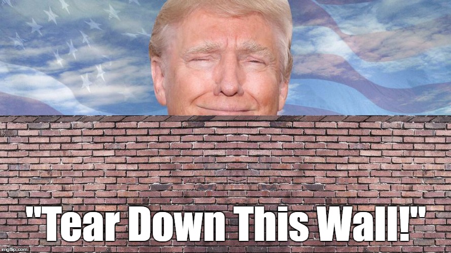 "Tear Down This Wall!" | made w/ Imgflip meme maker