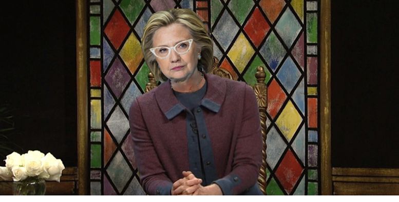 High Quality Hillary Church Lady Blank Meme Template