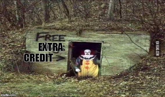 EXTRA CREDIT | made w/ Imgflip meme maker
