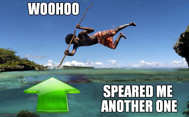 WOOHOO SPEARED ME ANOTHER ONE | made w/ Imgflip meme maker