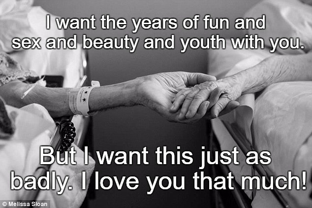 Our Future Together | I want the years of fun and sex and beauty and youth with you. But I want this just as badly.
I love you that much! | image tagged in i love you | made w/ Imgflip meme maker