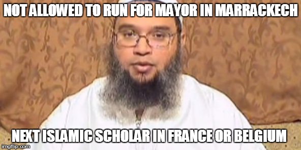 la mierda | NOT ALLOWED TO RUN FOR MAYOR IN MARRACKECH; NEXT ISLAMIC SCHOLAR IN FRANCE OR BELGIUM | image tagged in shit | made w/ Imgflip meme maker