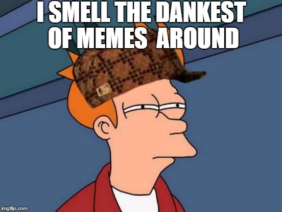 Futurama Fry | I SMELL THE DANKEST OF MEMES 
AROUND | image tagged in memes,futurama fry,scumbag | made w/ Imgflip meme maker