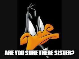 ARE YOU SURE THERE SISTER? | made w/ Imgflip meme maker