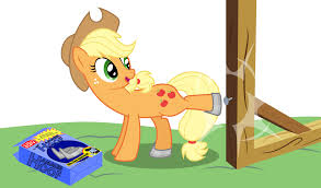 applejack hammer hoof Blank Meme Template