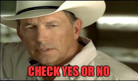 CHECK YES OR NO | made w/ Imgflip meme maker