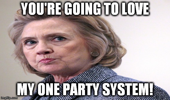 YOU'RE GOING TO LOVE MY ONE PARTY SYSTEM! | made w/ Imgflip meme maker