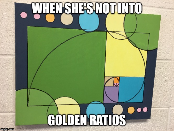 WHEN SHE'S NOT INTO; GOLDEN RATIOS | image tagged in arthur fist,algebra | made w/ Imgflip meme maker