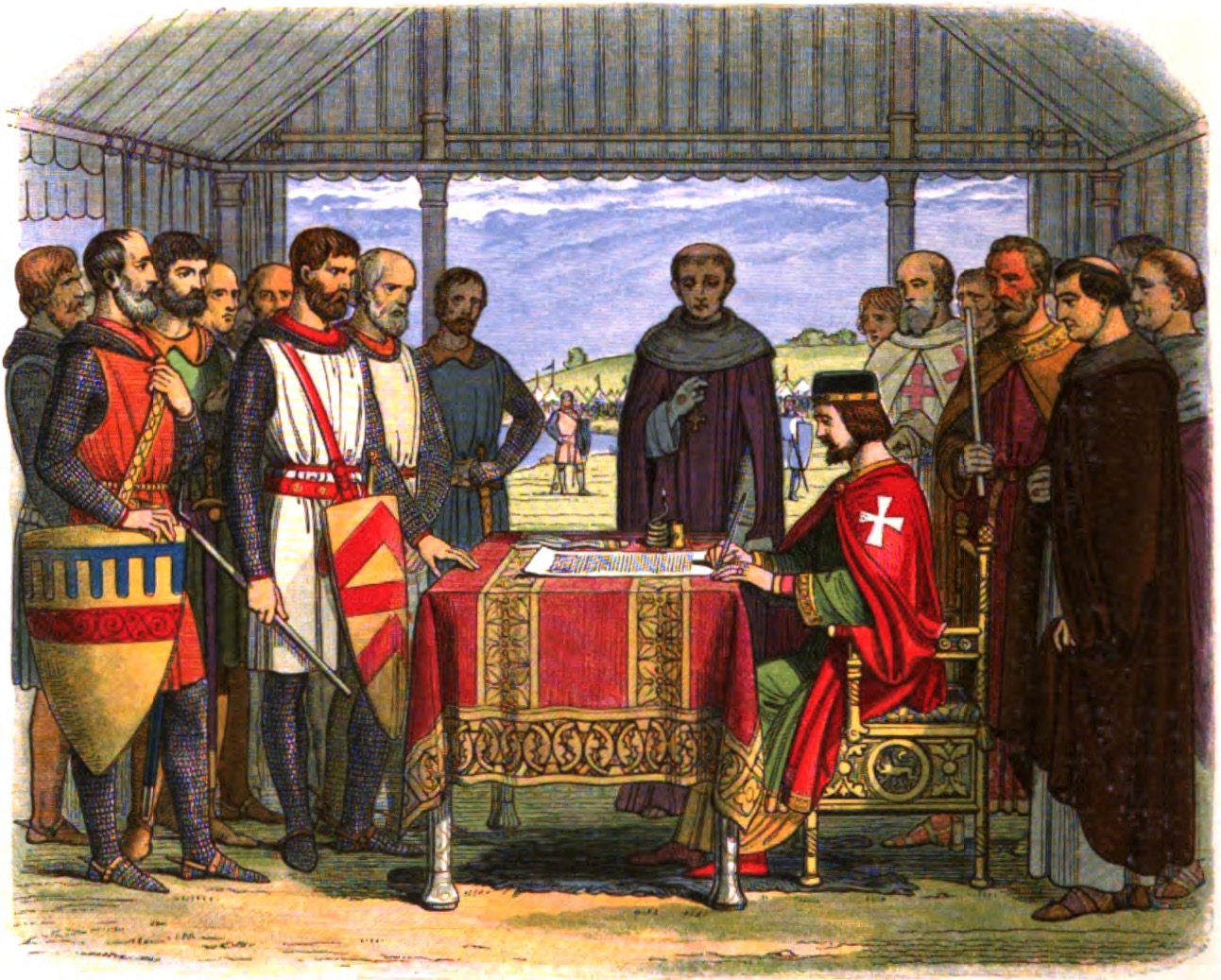 Magna Carta Signing Blank Meme Template