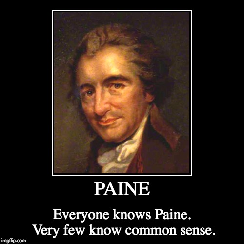 Yeah, if y'all just had common sense, that would be paine... | image tagged in funny,demotivationals | made w/ Imgflip demotivational maker