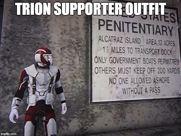 TRION SUPPORTER OUTFIT | made w/ Imgflip meme maker