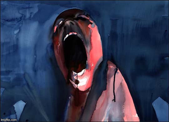 High Quality Pink Floyd Scream Blank Meme Template