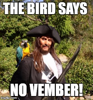 THE BIRD SAYS NO VEMBER! | made w/ Imgflip meme maker