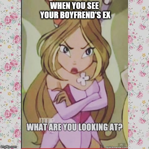LoL | WHEN YOU SEE YOUR BOYFREND'S EX | made w/ Imgflip meme maker
