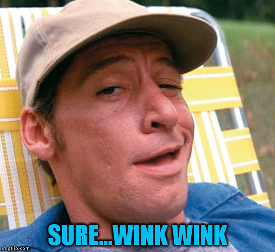 SURE...WINK WINK | made w/ Imgflip meme maker
