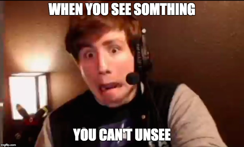 WHEN YOU SEE SOMTHING; YOU CAN'T UNSEE | image tagged in funny | made w/ Imgflip meme maker