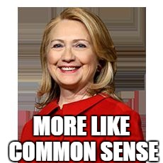 MORE LIKE COMMON SENSE | image tagged in smile | made w/ Imgflip meme maker