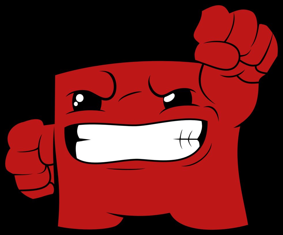 High Quality supermeatboy Blank Meme Template