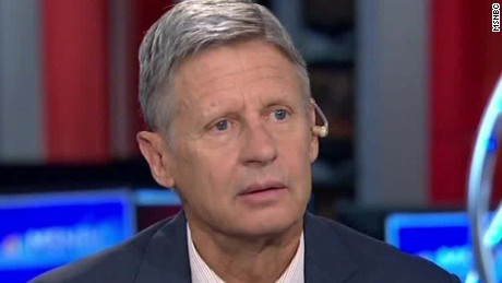 Floundering Gary Johnson  Blank Meme Template