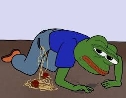 spaghetti pepe Blank Meme Template