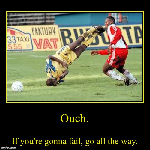 Two noses jacked with one move. I applaud this man. | image tagged in funny,demotivationals,soccer flop | made w/ Imgflip demotivational maker
