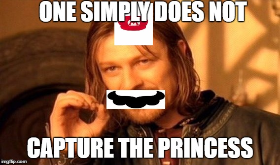 One Does Not Simply | ONE SIMPLY DOES NOT; CAPTURE THE PRINCESS | image tagged in memes,one does not simply | made w/ Imgflip meme maker