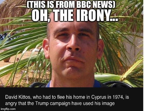 OH, THE IRONY... (THIS IS FROM BBC NEWS) | made w/ Imgflip meme maker