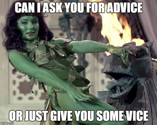 CAN I ASK YOU FOR ADVICE OR JUST GIVE YOU SOME VICE | made w/ Imgflip meme maker