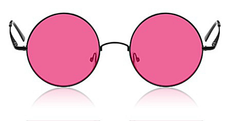 High Quality Rose Colored Glasses Blank Meme Template