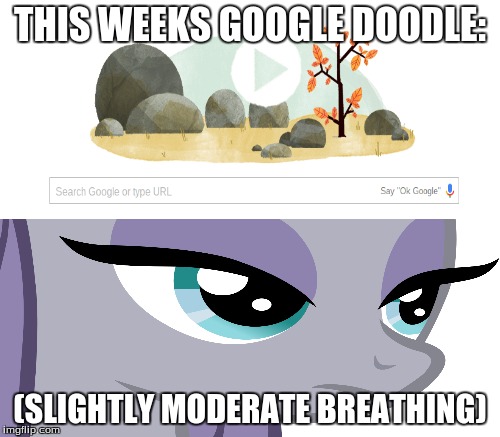 THIS WEEKS GOOGLE DOODLE:; (SLIGHTLY MODERATE BREATHING) | made w/ Imgflip meme maker