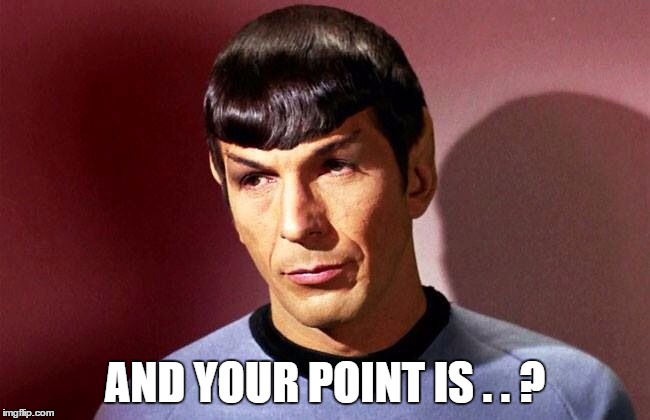 AND YOUR POINT IS . . ? | made w/ Imgflip meme maker