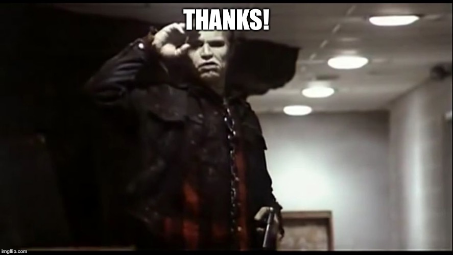 Bub Respect | THANKS! | image tagged in bub respect | made w/ Imgflip meme maker