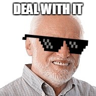 DEAL WITH IT | made w/ Imgflip meme maker