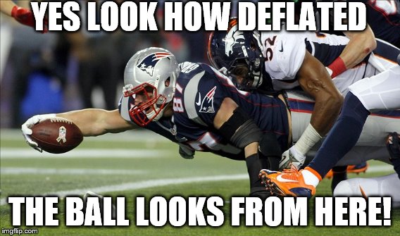 Football is here | YES LOOK HOW DEFLATED; THE BALL LOOKS FROM HERE! | image tagged in one does not simply | made w/ Imgflip meme maker