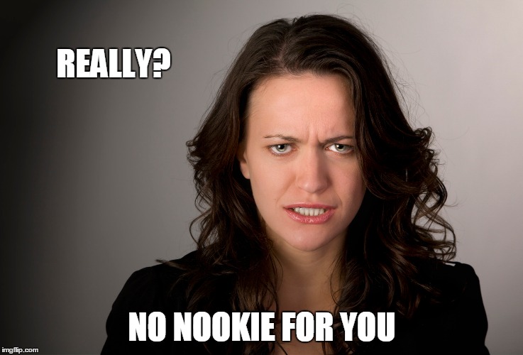 REALLY? NO NOOKIE FOR YOU | made w/ Imgflip meme maker