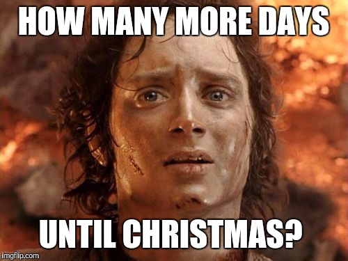 It's Finally Over Meme | HOW MANY MORE DAYS; UNTIL CHRISTMAS? | image tagged in memes,its finally over | made w/ Imgflip meme maker