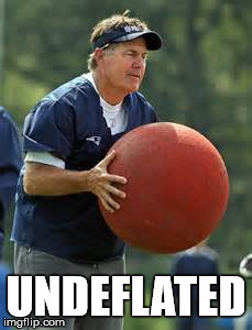 UNDEFLATED | image tagged in new england patriots | made w/ Imgflip meme maker