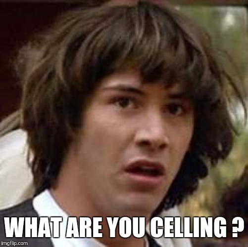 Conspiracy Keanu Meme | WHAT ARE YOU CELLING ? | image tagged in memes,conspiracy keanu | made w/ Imgflip meme maker