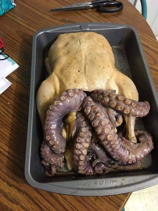 cthulhu thanksgiving Blank Meme Template