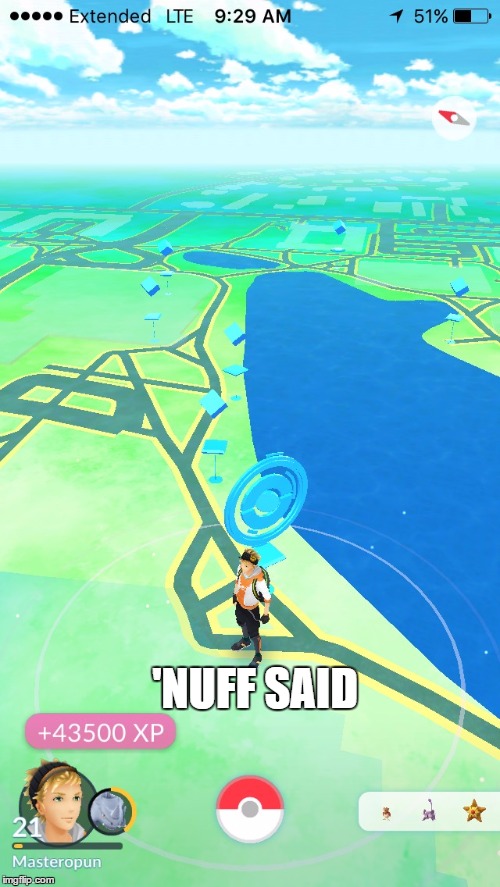 43500 XP Gained Pokemon Go | 'NUFF SAID | image tagged in pokemon go,swag,grinding,pokemon,xp,lucky egg | made w/ Imgflip meme maker