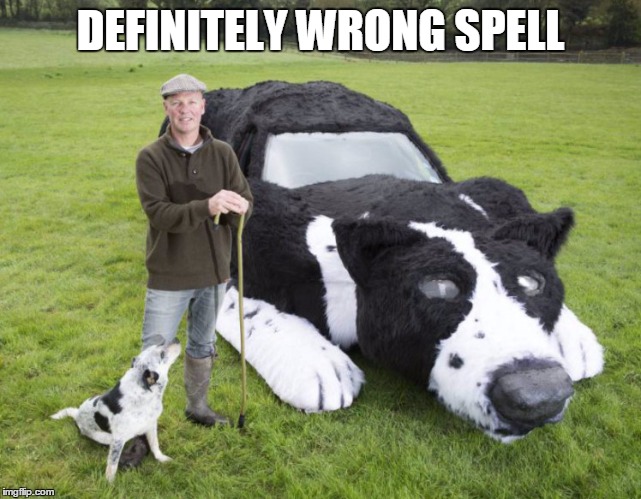 DEFINITELY WRONG SPELL | made w/ Imgflip meme maker