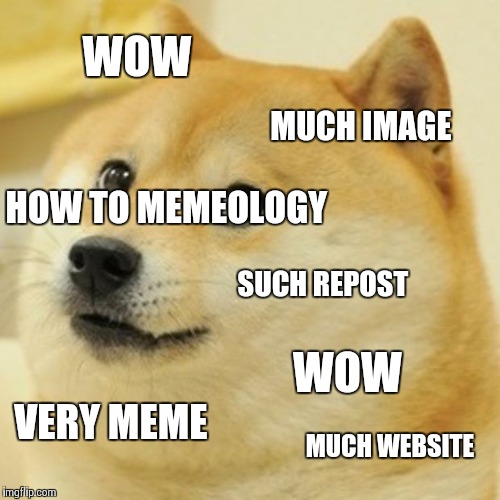 Doge goes to imgflip | WOW; MUCH IMAGE; HOW TO MEMEOLOGY; SUCH REPOST; WOW; VERY MEME; MUCH WEBSITE | image tagged in memes,doge,imgflip | made w/ Imgflip meme maker