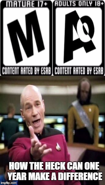 just why | HOW THE HECK CAN ONE YEAR MAKE A DIFFERENCE | image tagged in picard wtf | made w/ Imgflip meme maker