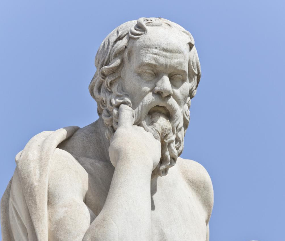 High Quality socrates statue Blank Meme Template