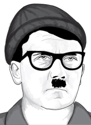 High Quality Hipster Hitler Blank Meme Template