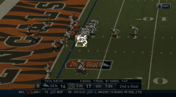 John Phillips Touchdown | image tagged in gifs,john phillips,trevor siemian,denver broncos | made w/ Imgflip video-to-gif maker