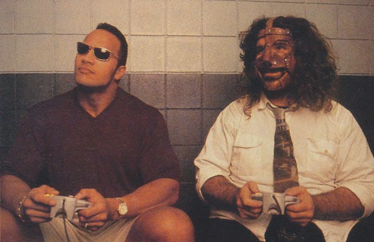 High Quality The Rock Mankind Blank Meme Template