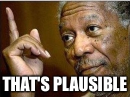 THAT'S PLAUSIBLE | made w/ Imgflip meme maker