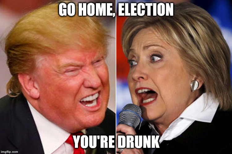 Go Home, You're Drunk | GO HOME, ELECTION; YOU'RE DRUNK | image tagged in memes,funny,election,go home youre drunk | made w/ Imgflip meme maker